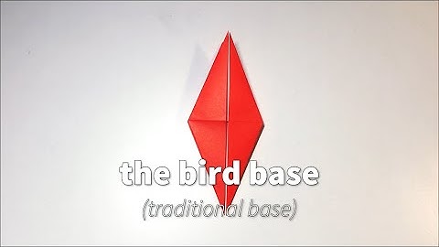 Origami Paper Crane - Part 1: The Bird Base