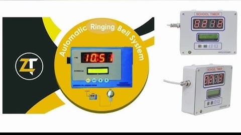 Automatic School Bell System Digital Timer Full Information #explore #viral #viralvideo #trading#ads