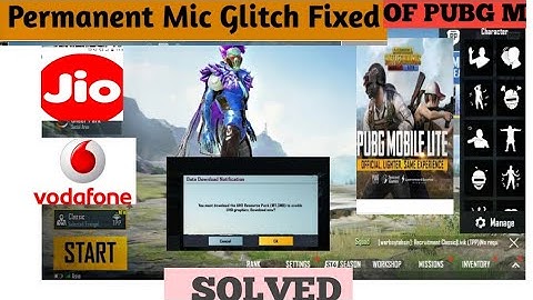 HOW TO SOLVE NETWORK ERROR ,MIC GLITCH, RESOURCES PACK DOWNLOAD GLITCH | PUBG LITE AND MOBILE |
