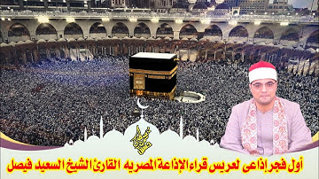 أول قران فجر 👌🏼🤍 القارئ الشيخ السعيد فيصل يالها من فرحة عظيمه اسعدتنا ياسيدنا | سورة القصص 10-7-2024