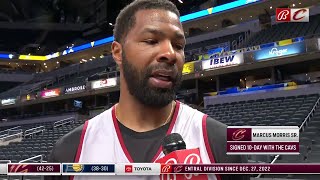 Marcus Morris Sr. planning to be a helping veteran presence for the Cavaliers