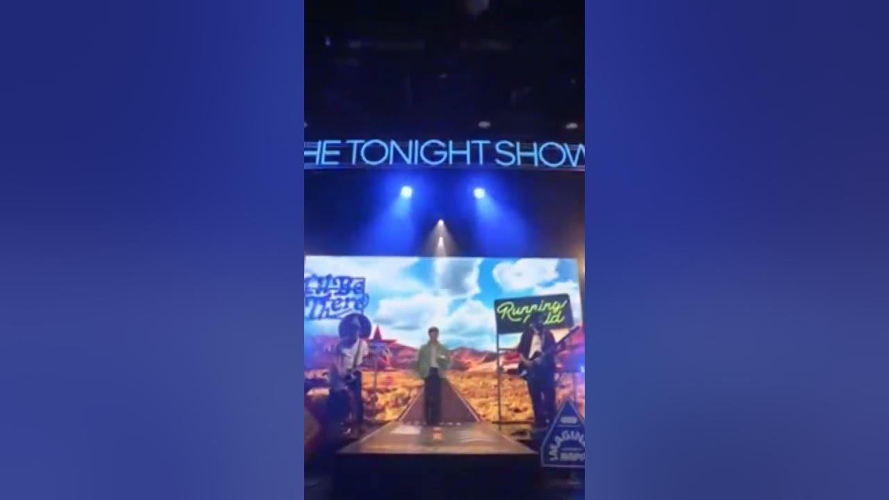 Jin performing "Running Wild" live in "The Tonight Show" with Jimmy Fallon...