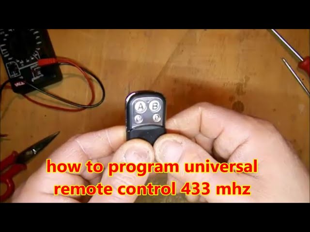Télécommande UNIVERSELLE REMOCON SIRIO 433,92 Mhz 4 canaux à code fixe