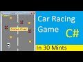 Car Racing Complete Game in c#
