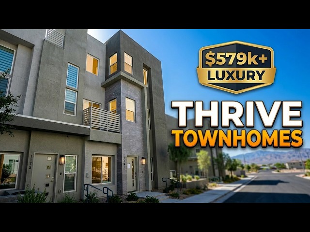 Thrive Townhomes by Edward Homes - New Townhomes For Sale | $579k+ | Residence 3 Summerlin Las Vegas