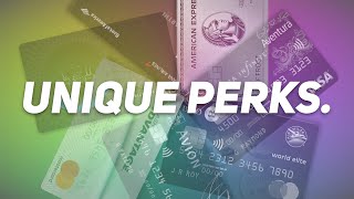 7 UNIQUE Credit Card Perks