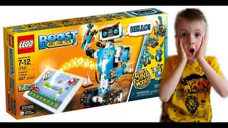 Lego Boost 17101.LEGO BOOST - ВЕРНИ. LEGO BOOST VERNIE THE ROBOT. Распаковка конструктора ЛЕГО. 13+