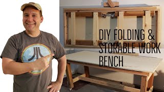 DIY Folding & Storable Work Bench by GoodlyEarth 20,929 views 3 years ago 5 minutes, 17 seconds