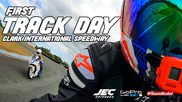 MOTOVLOG 1ST TRACK DAY- CLARK INTERNATIONAL SPEEDWAY YAMAHA R1-JEC EPISODES -SUPERBIKES