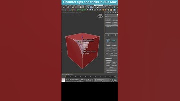 Mastering Chamfer in 3ds Max: Exploring Vertex Depth #shorts #tips #3dsmax #chamfer