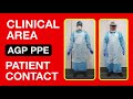 Ppe to wear in a clinical area with aerosolgenerating procedures