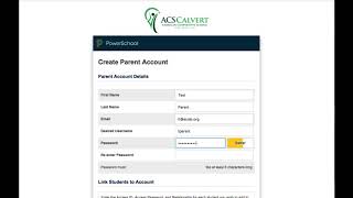 PowerSchool Parent Access Account