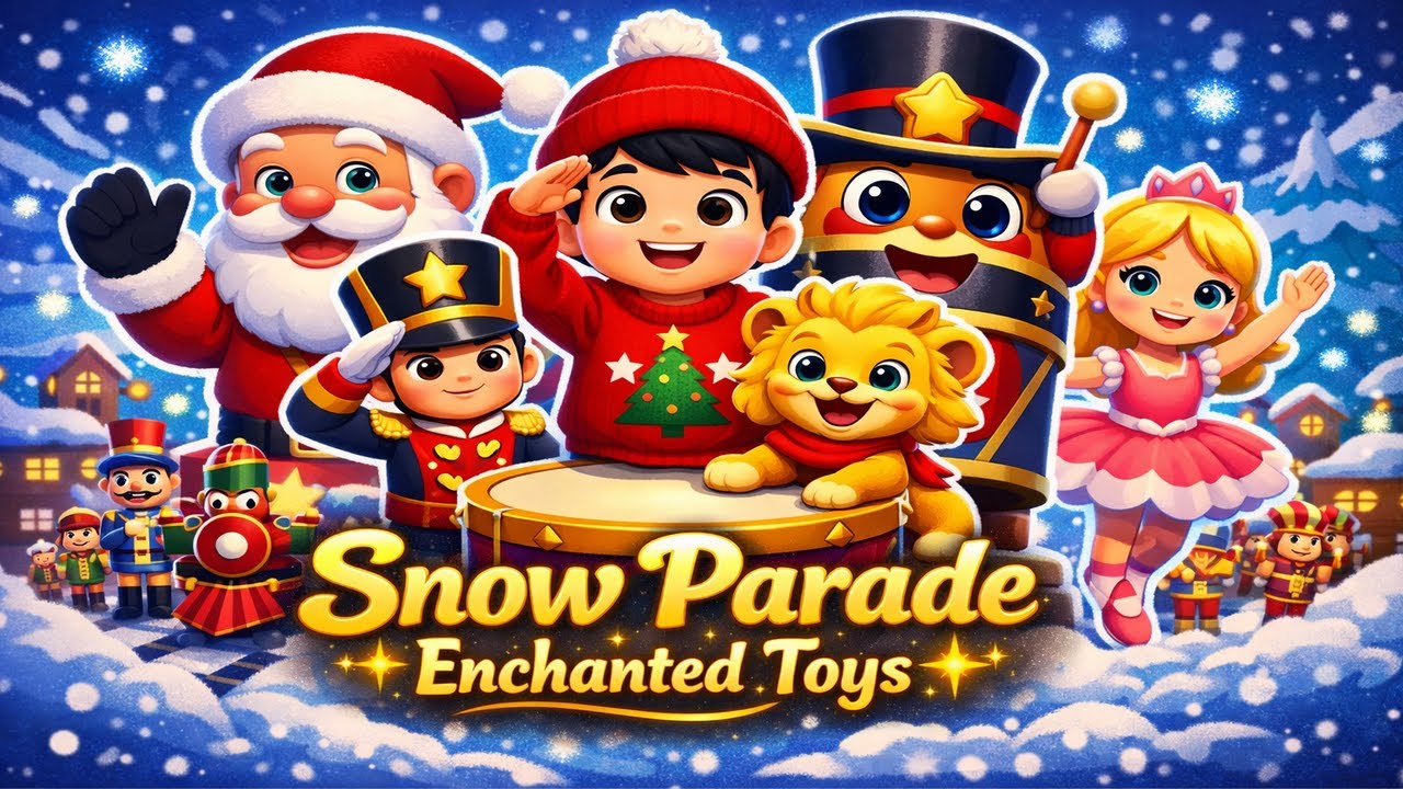 Christmas Toys Come Alive! Max Leads the Magical Snow Parade🎅🧸
