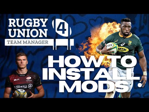 How To MOD Rugby Union Team Manager 4! [EASY PC TUTORIAL] Badges, Kits, Player Photos + MORE!