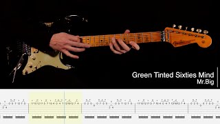 Green Tinted Sixties Mind  -  Mr.Big. (Guitar Cover with Tabs).