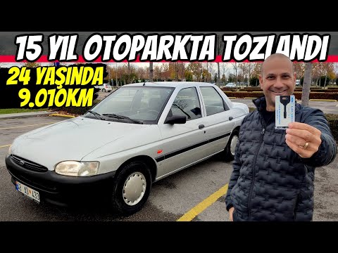 KM CİMRİLERİ | 9.010km 1998 Ford Escort | 15 Yıl Belediye Otoparkı'nda Tozlandı