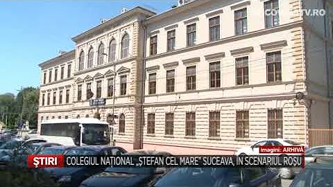 Colegiul National Stefan cel Mare Suceava, in scenariul rosu