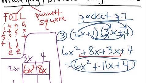 Multiply and divide polynomials
