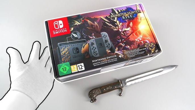 UNBOXING Nintendo - System Deluxe Edition RISE Switch YouTube MONSTER HUNTER