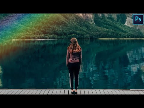 How to create a rainbow effect in photoshop - Photoshop Tutorial