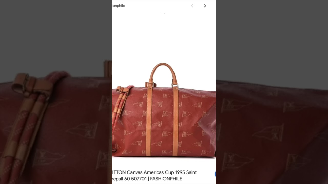 Louis Vuitton 1995 America's Cup #1995 #90s #louisvuitton #lv