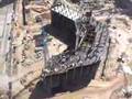 Las Vegas Club Demolition Nears Completion - YouTube