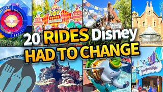 20 Rides Disney World HAD To Change