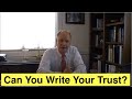 Can You Write Your Own Trust