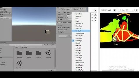 Kinect-Unity Integration Prototype: Controlling Game Objects with Hand Gestures