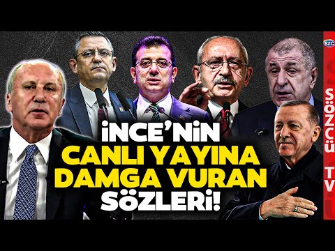 Muharrem İnce'den CHP'ye Çok Sert Sözler! Özgür Özel, İmamoğlu, Kılıçdaroğlu, Ümit Özdağ, Erdoğan