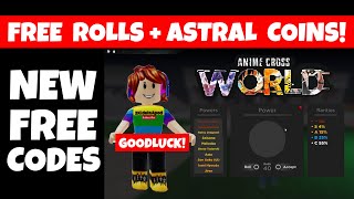 *NEW* ACW FREE CODES Anime Cross World gives Free Rolls   Free EXP   FREE Astral Coins  |  ROBLOX