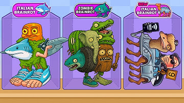 BRAINROT: MERGE FELLAS BOSS Evolution | Suika Game Gameplay Walkthrough - Reaching Max Level!