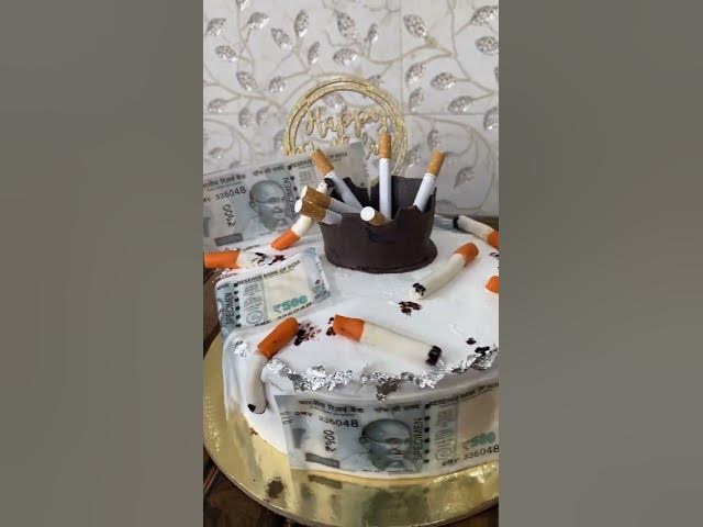 cigarette cake 🎂 design