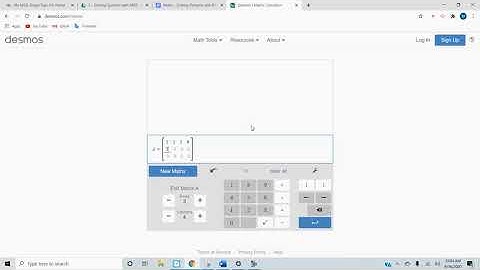 Notes - Solve Systems with RREF and Desmos Matrix Calc