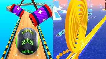 Going Balls VS Spiral Roll - All Levels Gameplay Android iOS Ep 2