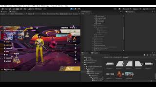 Free Fire Clone Unity Game Source Code - MainMenu / Lobby / Login #unity #unity3d #unitydev