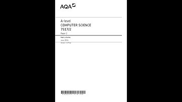 AQA A LEVEL COMPUTER SCIENCE PAPER 2 MARK SCHEME 2024 (7516/2)