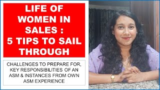 Life of women in sales | Jobs after MBA in  Sales & Marketing Specialization - ASM | SforShivani