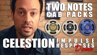 The new official Celestion virtual cabinets for Two notes Torpedo