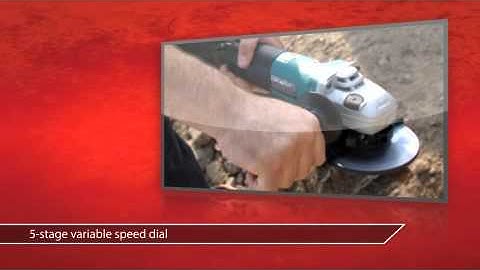 12 Amp Variable Speed 6 In R/A Sander/Grinder - Makita Product Review Video