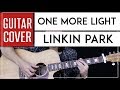 One More Light Guitar Cover Acoustic - Linkin Park + Onscreen Chords