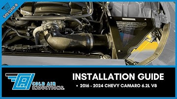 How to Install a Cold Air Inductions Intake on a 2016–2024 Camaro SS (6.2L V8)