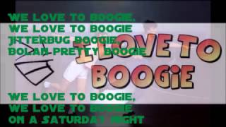 I love to boogie  T. Rex - Karaoke selbst gebastelt