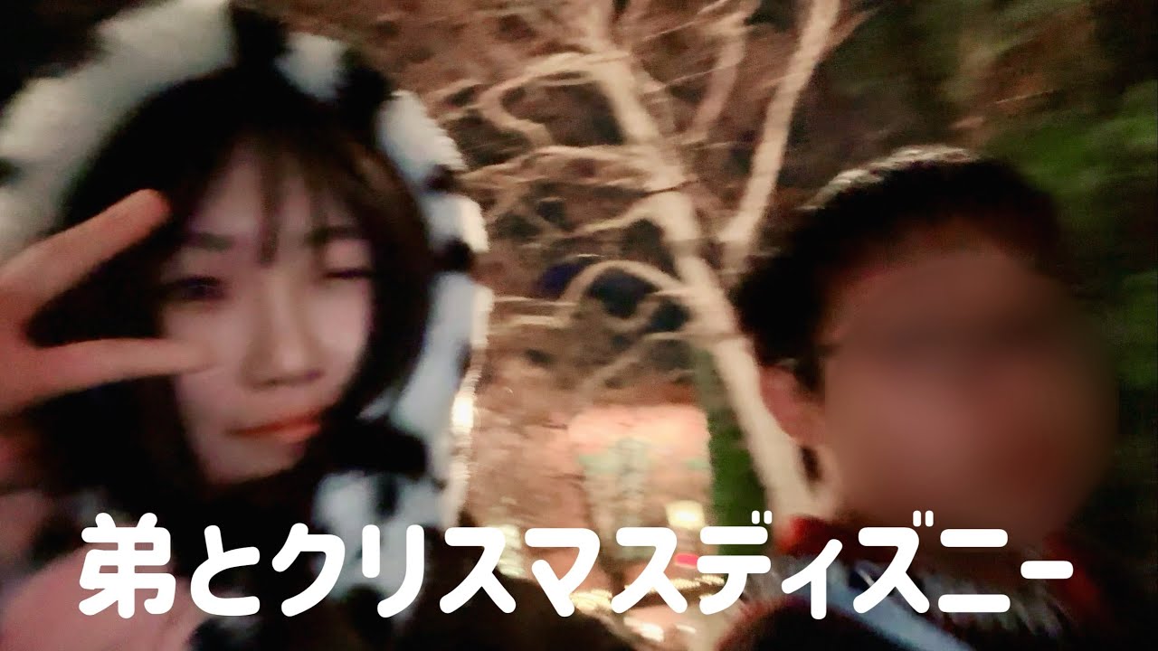 クリスマスディズニーVlog｜一時帰国の弟とまったり…と思いきや！