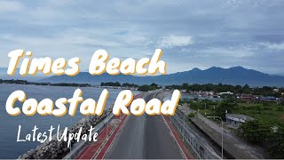 Drone Shot: Latest Update Coastal Road King David\/Times Beach, Davao City