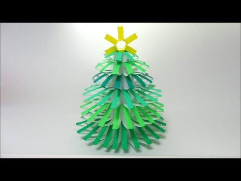 折り紙で立体クリスマスツリー Christmas Tree Of Origami Youtube