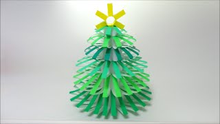 クリスマスツリーを手作り 画用紙で立体的に作る方法と壁に貼る方法 ためになるサイト
