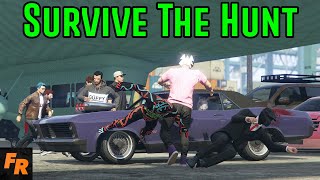 Gta 5 Challenge - Survive The Hunt #48 - The Great Glitch Car screenshot 4