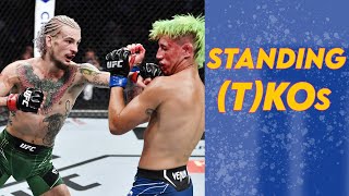 TKOs Where Losers Are STILL STANDING in UFC Fights