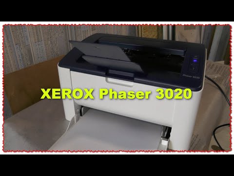 Принтер Xerox распаковка обзор и тест